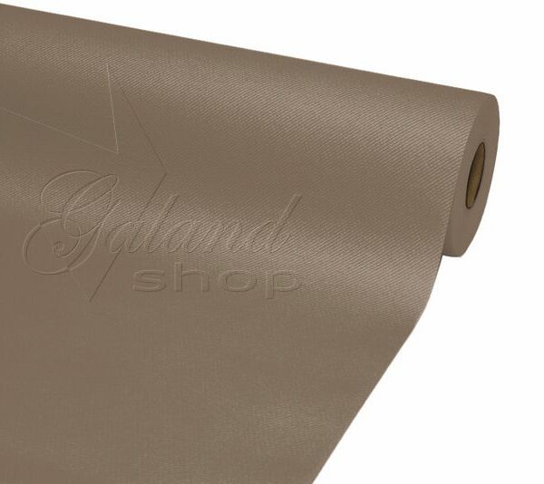 Tischläufer Airlaid 40cm x 24m, Beige Grey