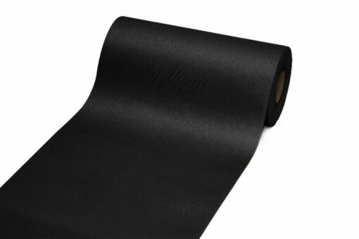 Tischläufer Airlaid 20cm x 20m, Schwarz